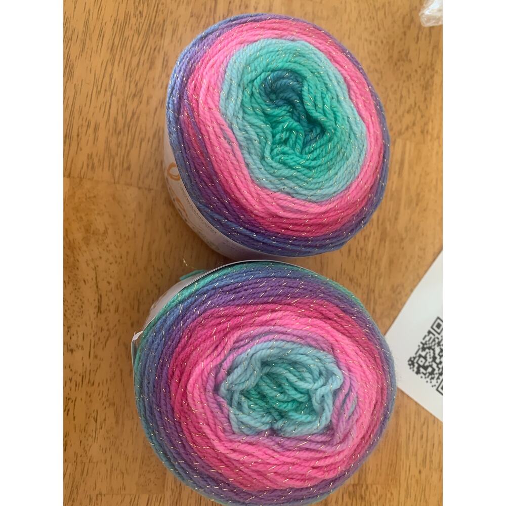 Mandala Sparkle yarn, 2 skeins “Draco” - Picture 3 of 4